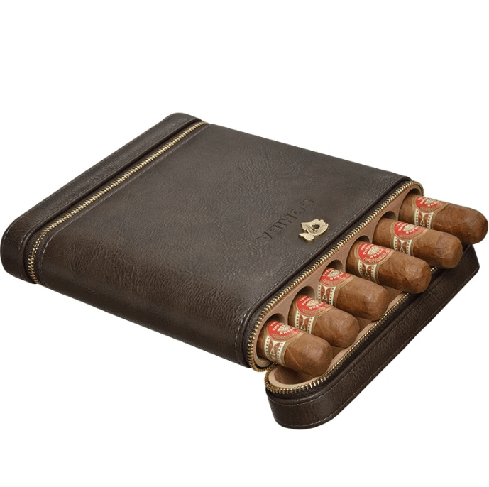 Étui de voyage à cigares de Luxe Galiner - Avec humidificateur